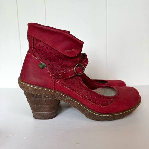 El Naluralista Leather Mary Jane Shoes Size 40 - Picture 9 of 14